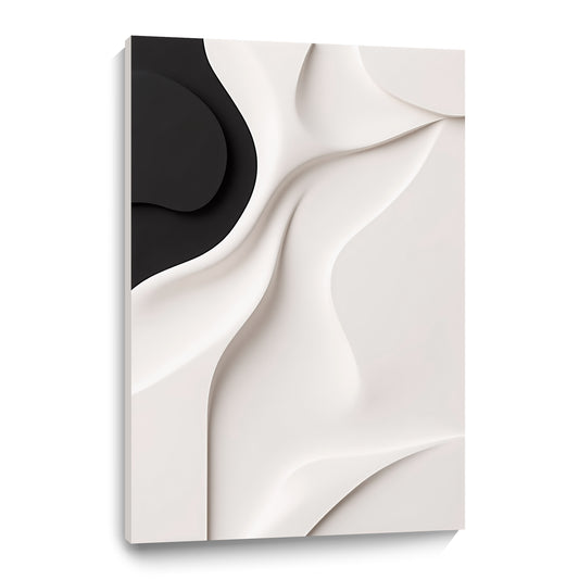 Beige and black Wall Sculptures, 3D Wood Wall Art, Minimalist Wall Hanging Home Decor