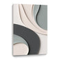 Beige, black, and dark greenWall Sculptures, 3D Wood Wall Art, Minimalist Wall Hanging Home Decor