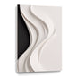 Beige and black Wall Sculptures, 3D Wood Wall Art, Minimalist Wall Hanging Home Decor