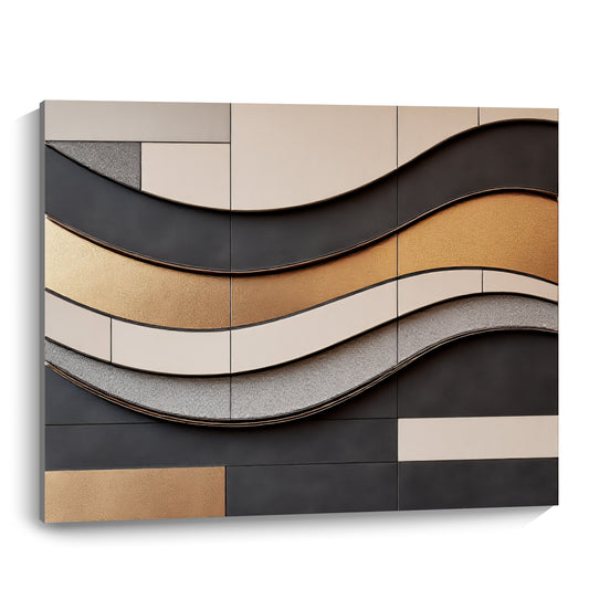 Multicolor Wall Sculptures, 3D Wood Wall Art, Minimalist Wall Hanging Home Decor