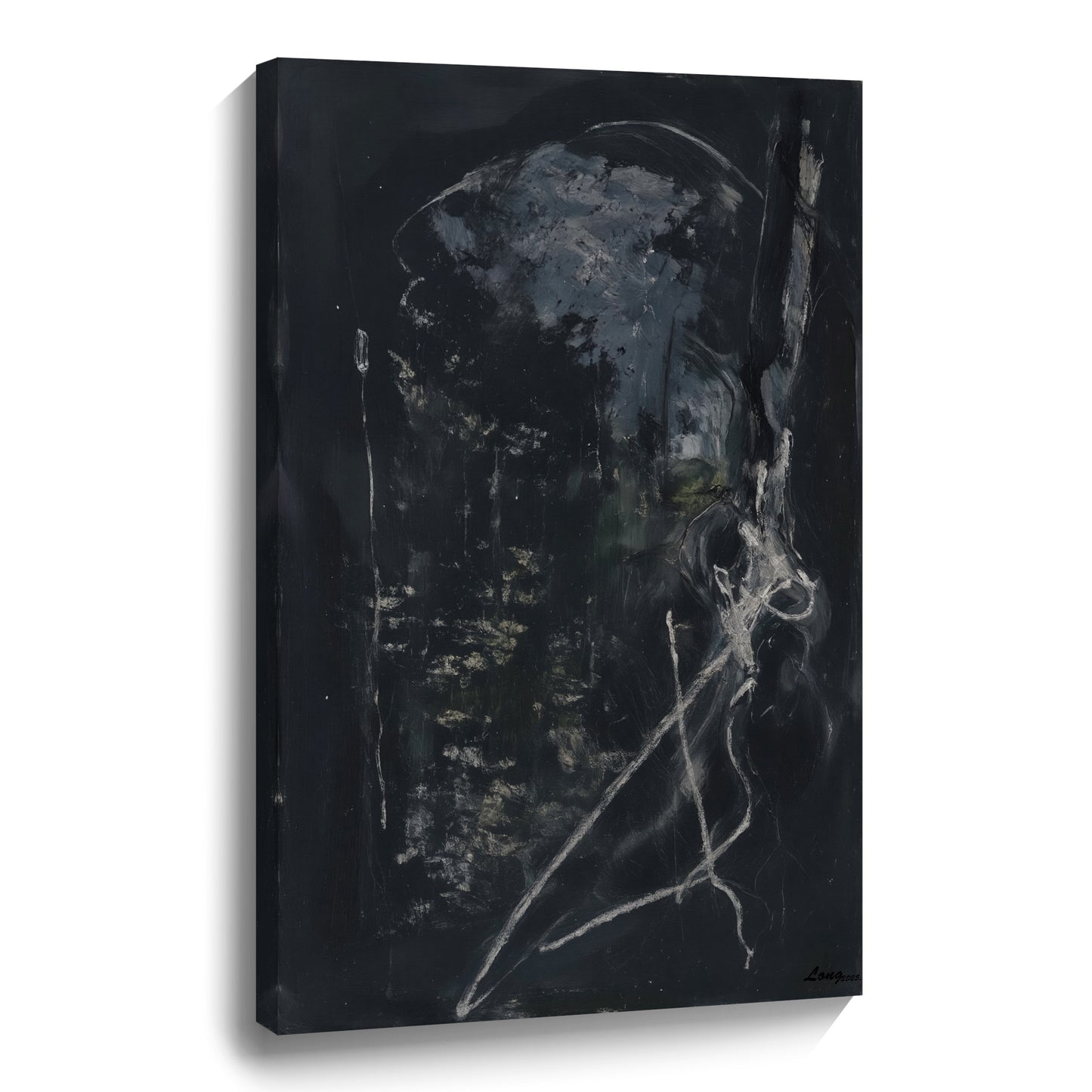Modern abstract wall art, hand-painted oil painting