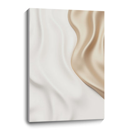 Beige and white wall sculptures, 3D wooden wall art, simple wall-mounted home decoration.