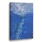 "Sea of Healing" modern abstract wall art, hand-painted oil painting.