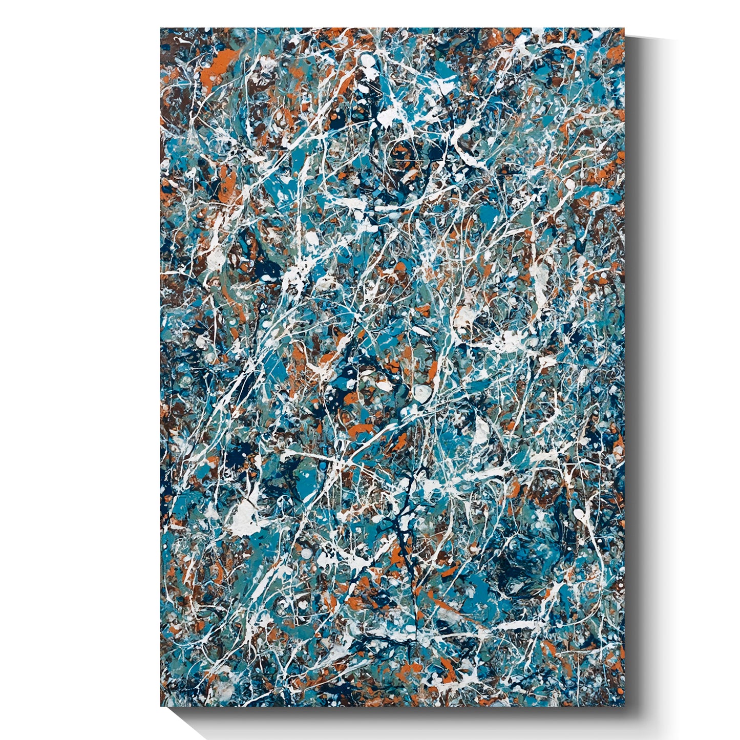 Modern abstract wall art, hand-painted oil painting