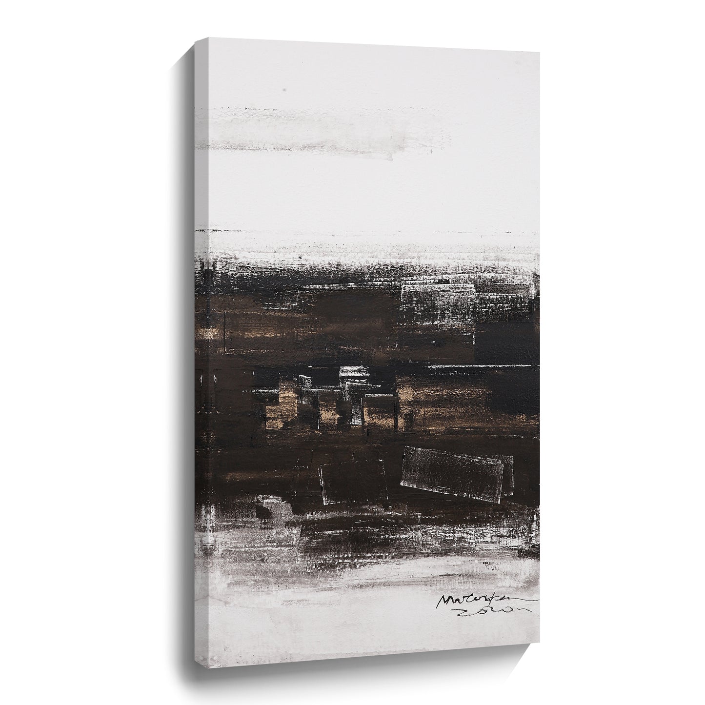 Modern abstract wall art, hand-painted oil painting