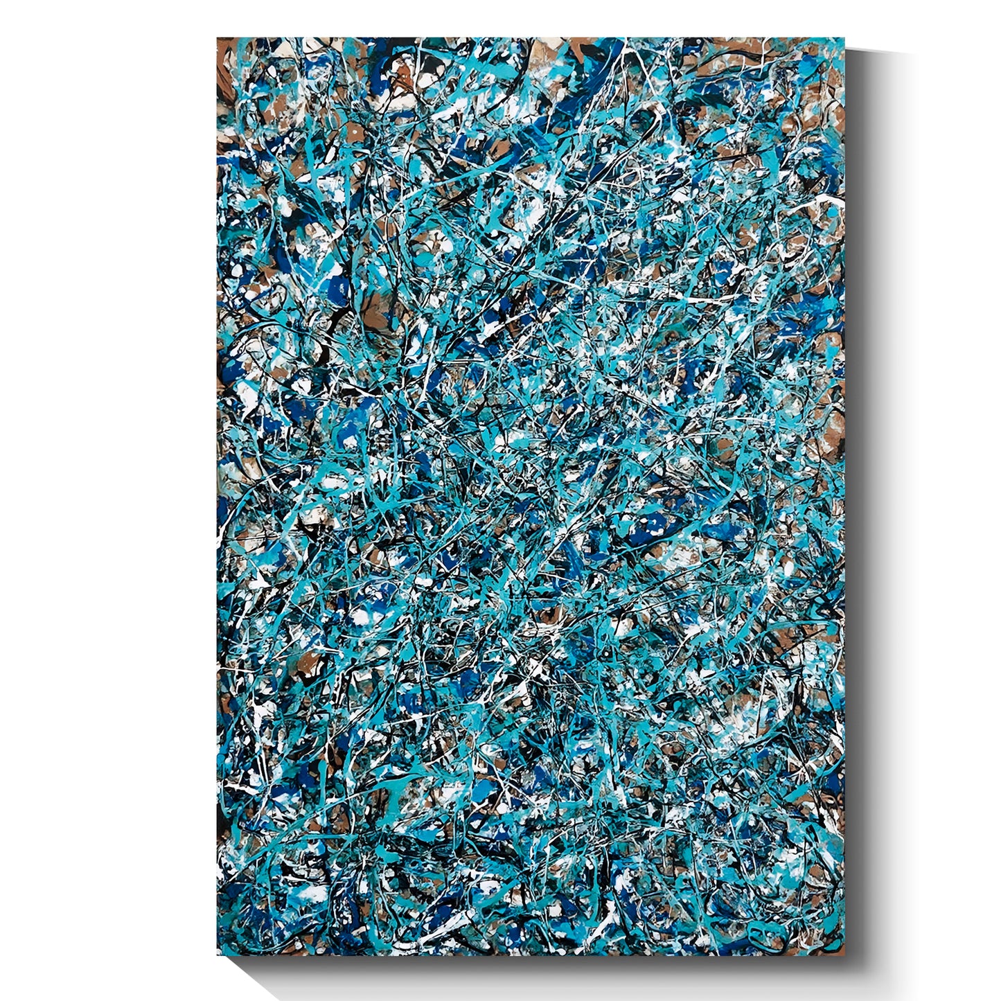 Modern abstract wall art, hand-painted oil painting