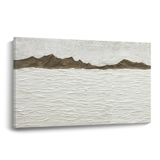 Modern minimalist texture hand-painted oil painting