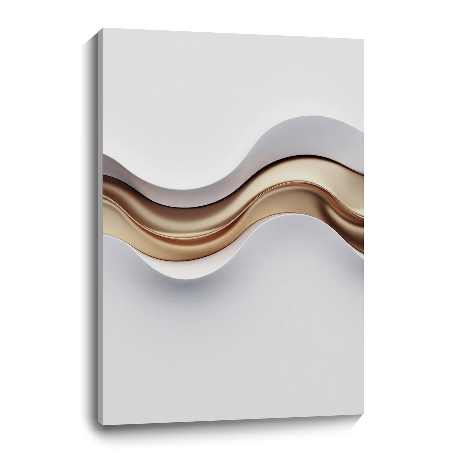 Beige and brown wall sculptures, 3D wooden wall art, simple wall-hung home decoration.