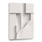 Beige Wall Sculptures, 3D Wood Wall Art, Minimalist Wall Hanging Home Decor