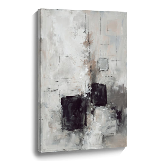 Modern abstract wall art, hand-painted oil painting