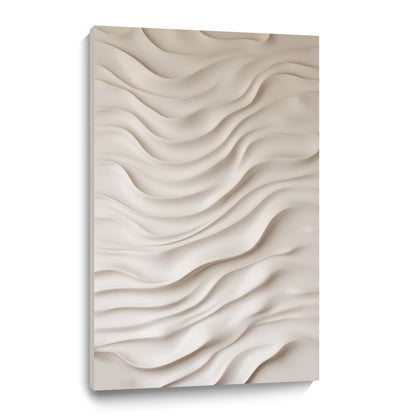 Beige Wall Sculptures, 3D Wood Wall Art, Minimalist Wall Hanging Home Decor