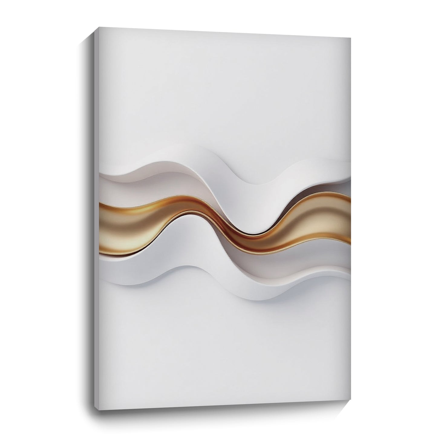 Beige and brown wall sculptures, 3D wooden wall art, simple wall-hung home decoration.