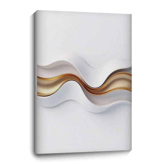 Beige and brown wall sculptures, 3D wooden wall art, simple wall-hung home decoration.