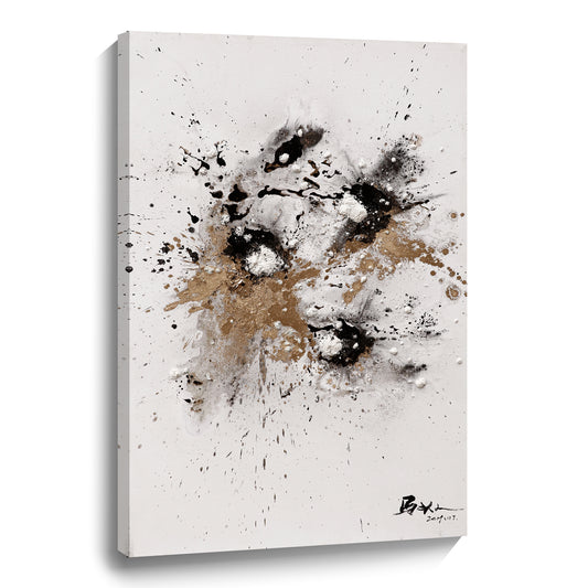 Modern abstract wall art, hand-painted oil painting