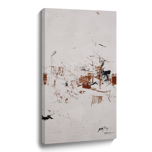 Modern abstract wall art, hand-painted oil painting