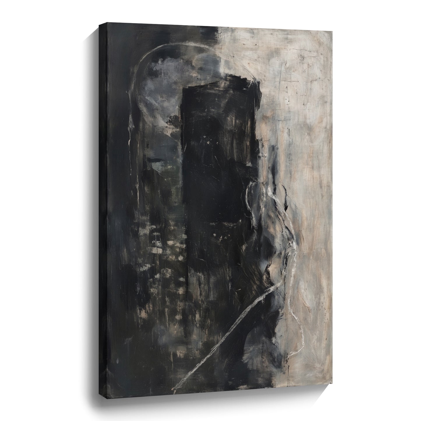 Modern abstract wall art, hand-painted oil painting