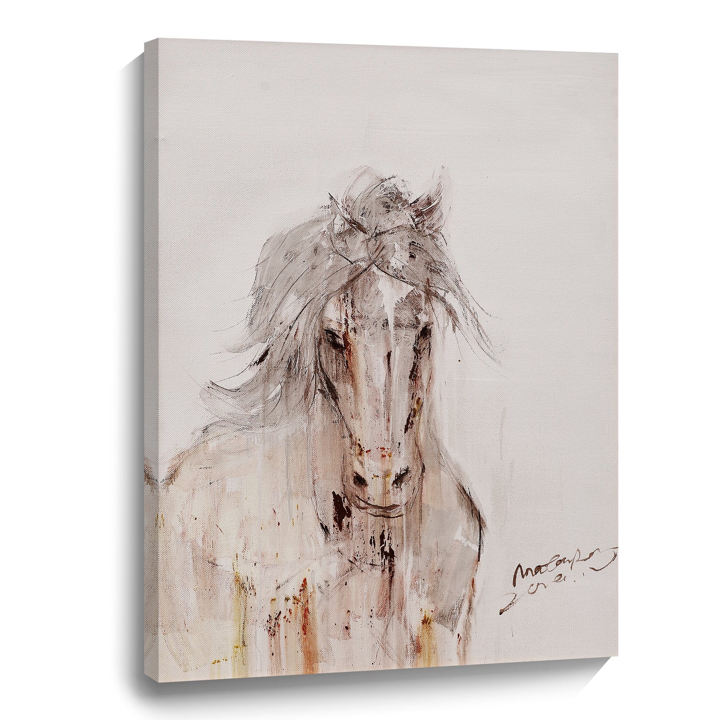 Modern abstract wall art, hand-painted oil painting