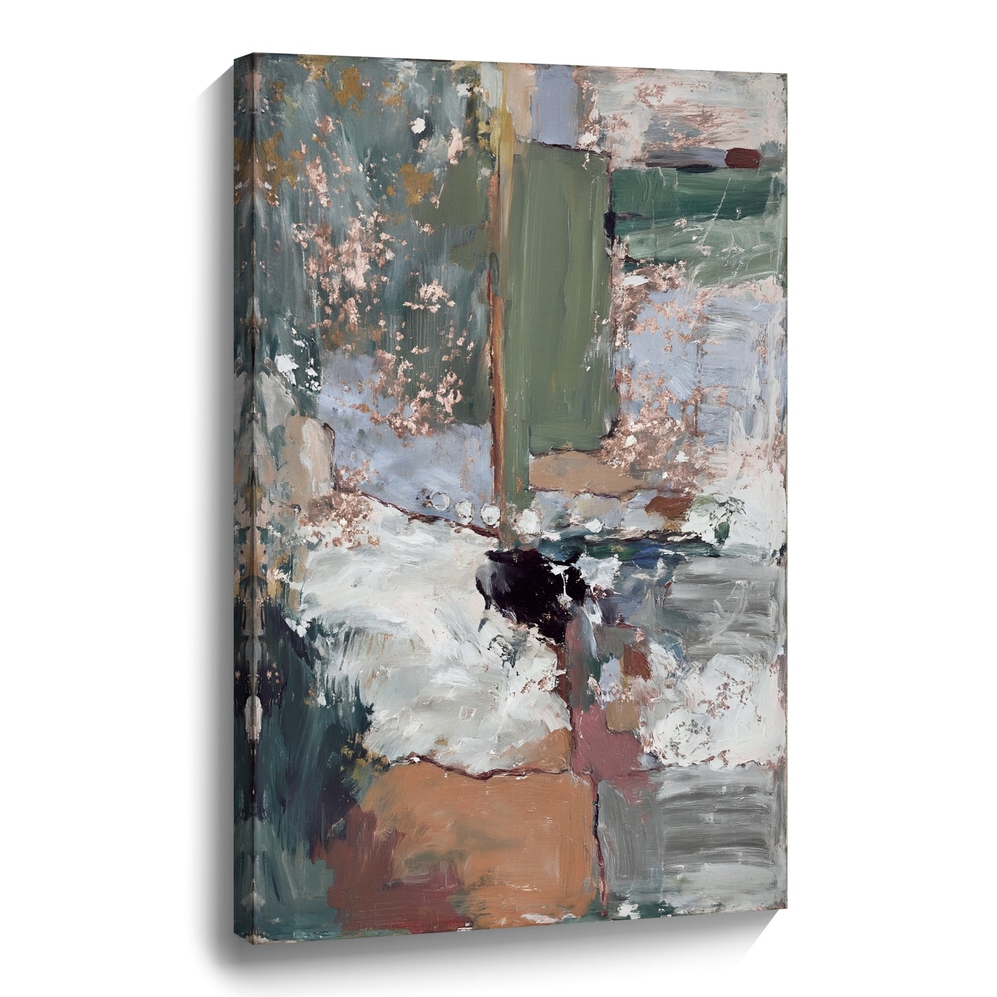 Modern abstract wall art, hand-painted oil painting