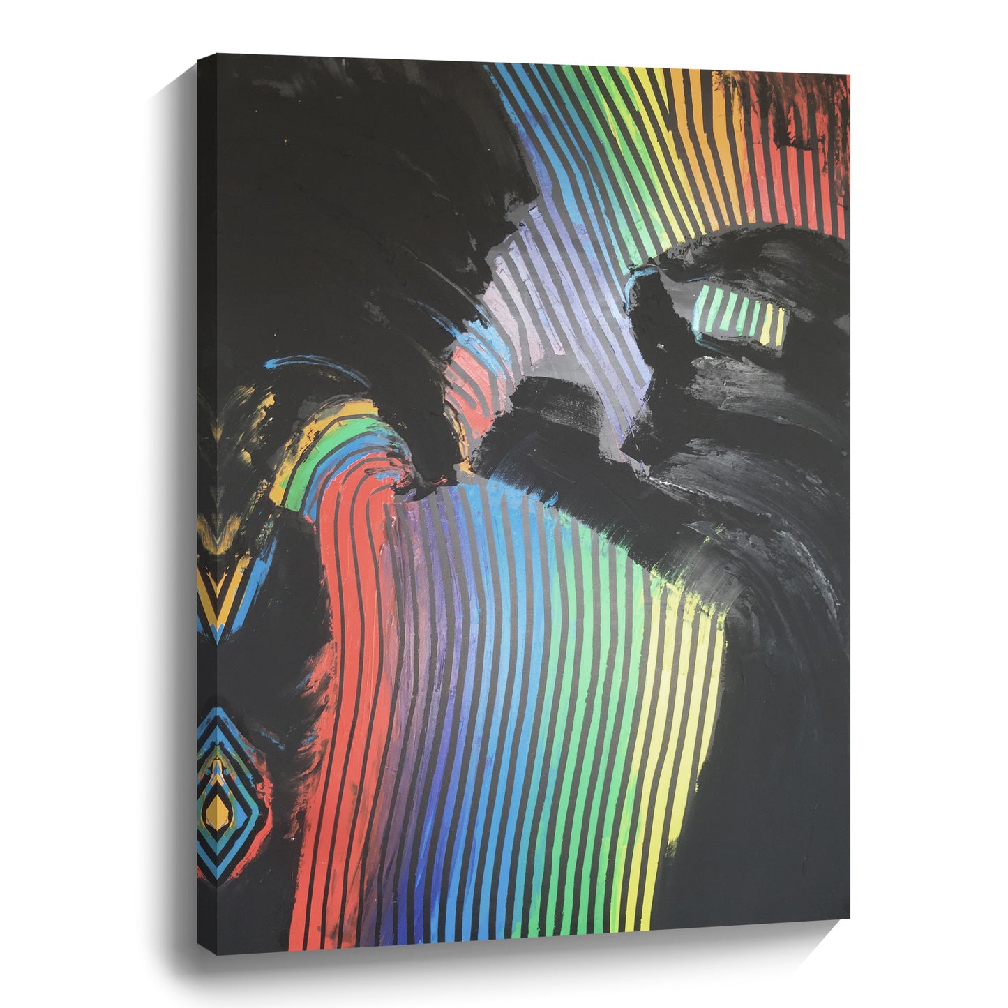 Modern abstract wall art, hand-painted oil painting