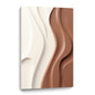 Beige and Brown Wall Sculptures, 3D Wood Wall Art, Minimalist Wall Hanging Home Decor