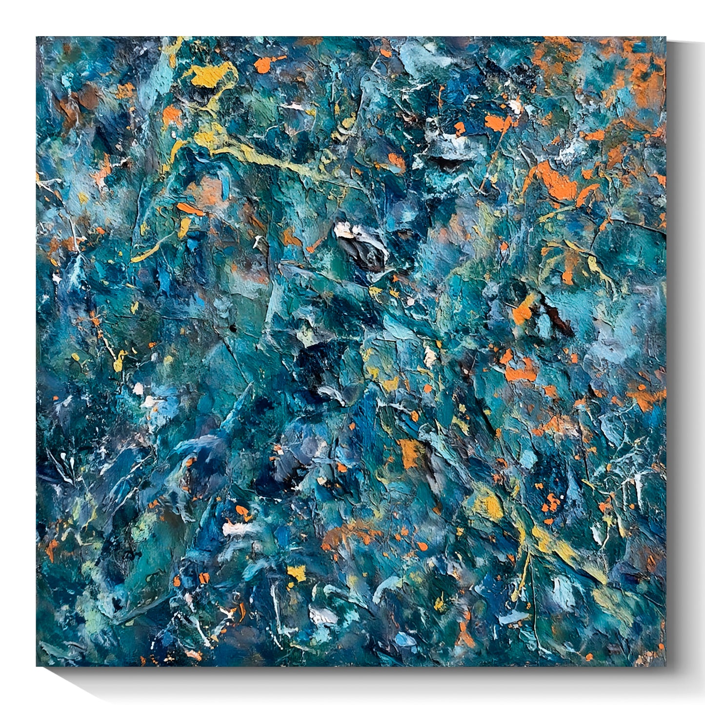 Modern abstract wall art, hand-painted oil painting