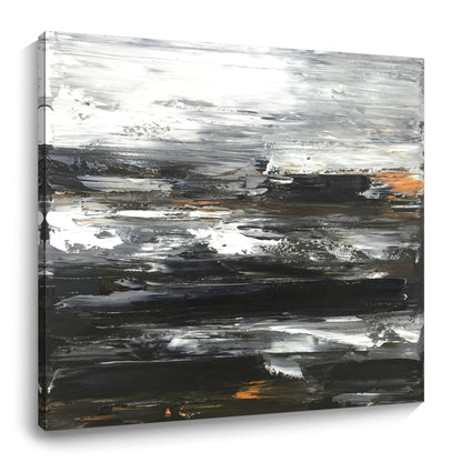 Black texture painting