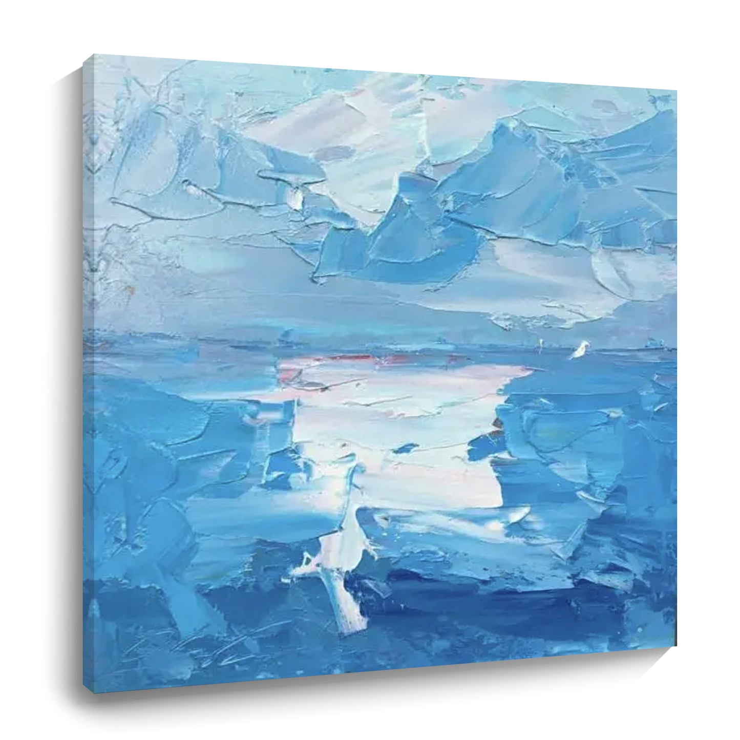 Modern abstract wall art, hand-painted oil painting