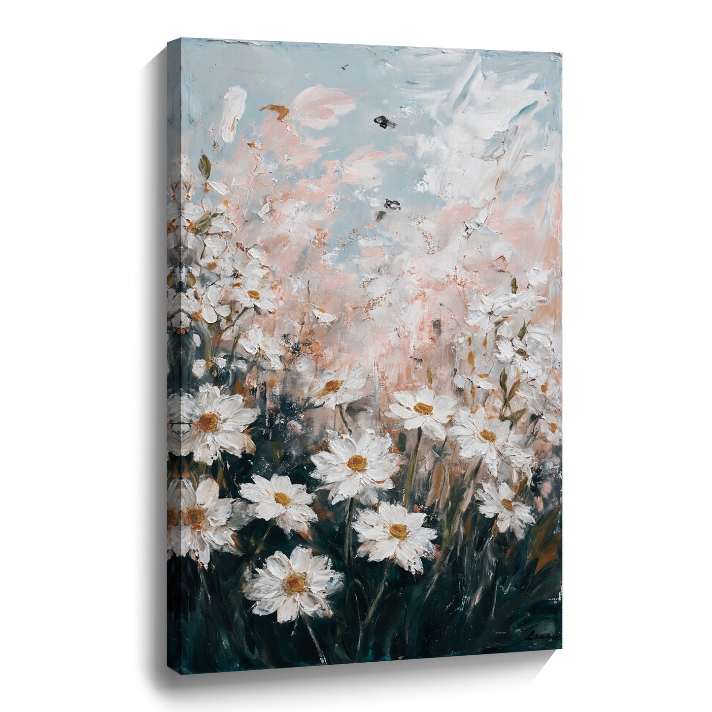 Modern abstract wall art, hand-painted oil painting