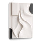 Beige and black Wall Sculptures, 3D Wood Wall Art, Minimalist Wall Hanging Home Decor