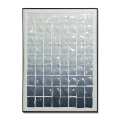 "Grey floating" 3D acrylic wall painting