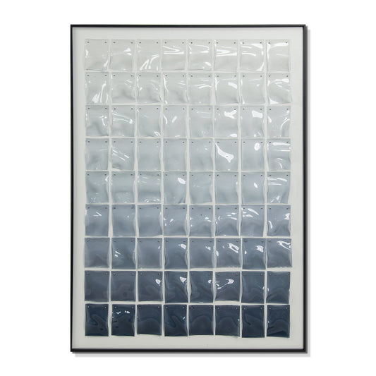 "Grey floating" 3D acrylic wall painting