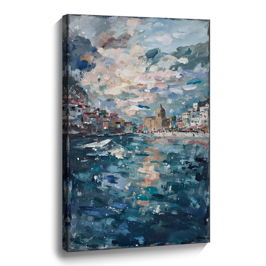 Modern abstract wall art, hand-painted oil painting