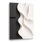 Beige and black Wall Sculptures, 3D Wood Wall Art, Minimalist Wall Hanging Home Decor