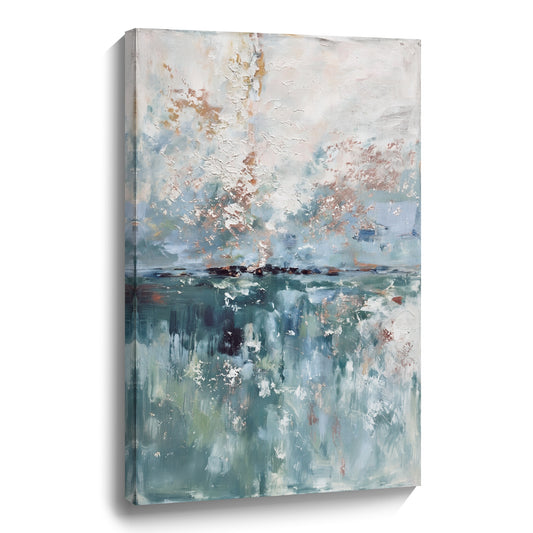 Modern abstract wall art, hand-painted oil painting