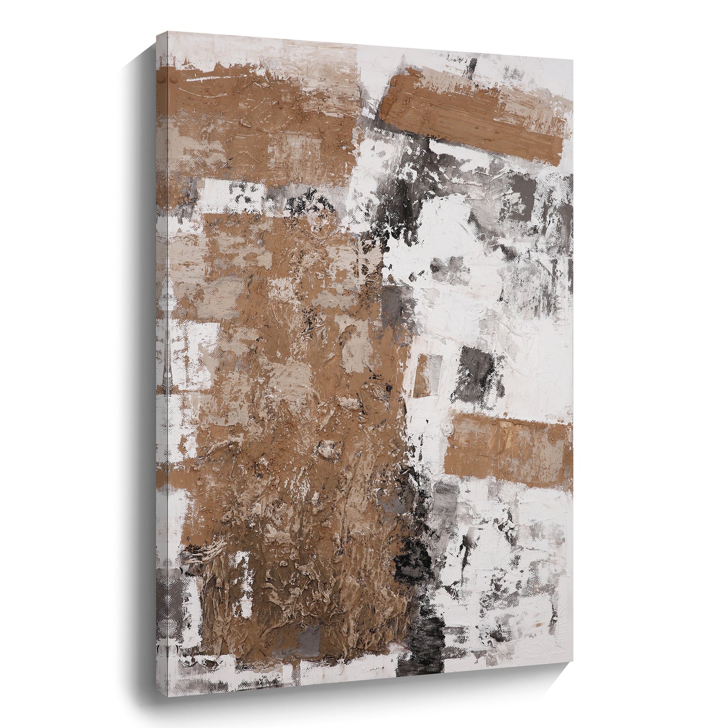 Modern abstract wall art, hand-painted oil painting