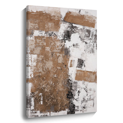 Modern abstract wall art, hand-painted oil painting