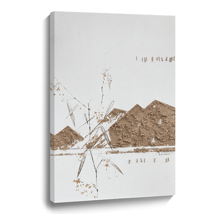 Modern abstract wall art, hand-painted oil painting