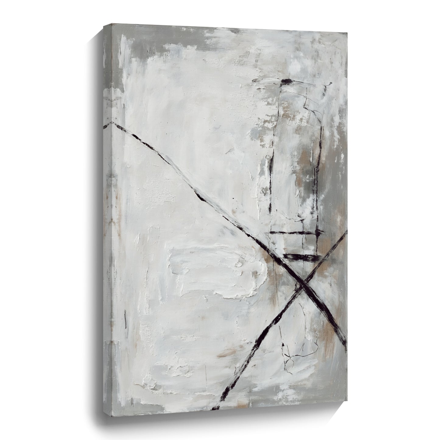 Modern abstract wall art, hand-painted oil painting