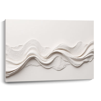 Beige Wall Sculptures, 3D Wood Wall Art, Minimalist Wall Hanging Home Decor