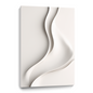 "flow"Beige Wall Sculpture 3D Wood Wall Art