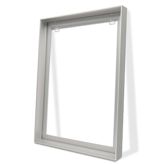 Metal Floating Picture Frame for Canvas Oil Painting, DIY Canvas Picture Frame, 1.5 Inch Depth for Canvas Prints Wall Art/Portrait/Landscape Living Room Bedroom Kitchen Decor (silver)