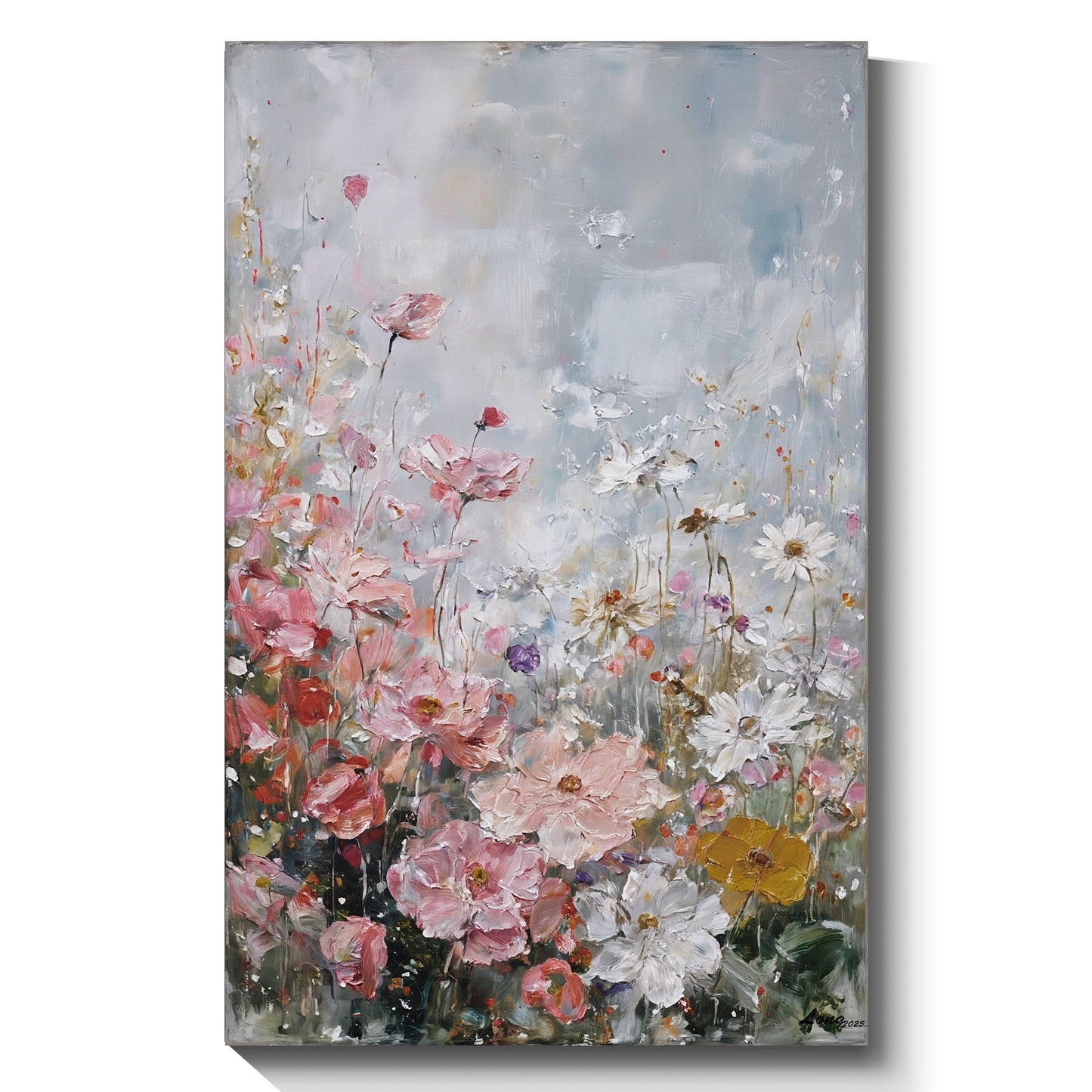Modern abstract wall art, hand-painted oil painting