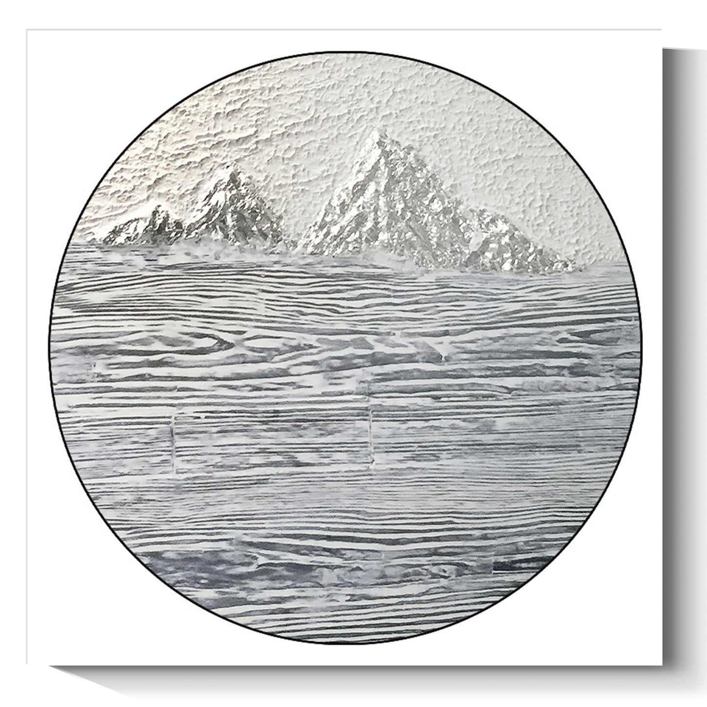 New Chinese style texture hand-painted oil painting