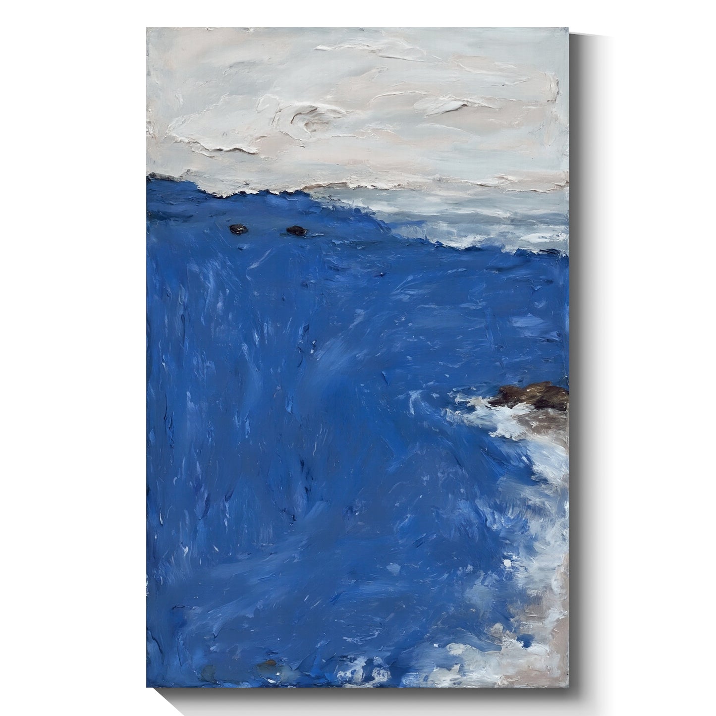 Modern abstract wall art, hand-painted oil painting