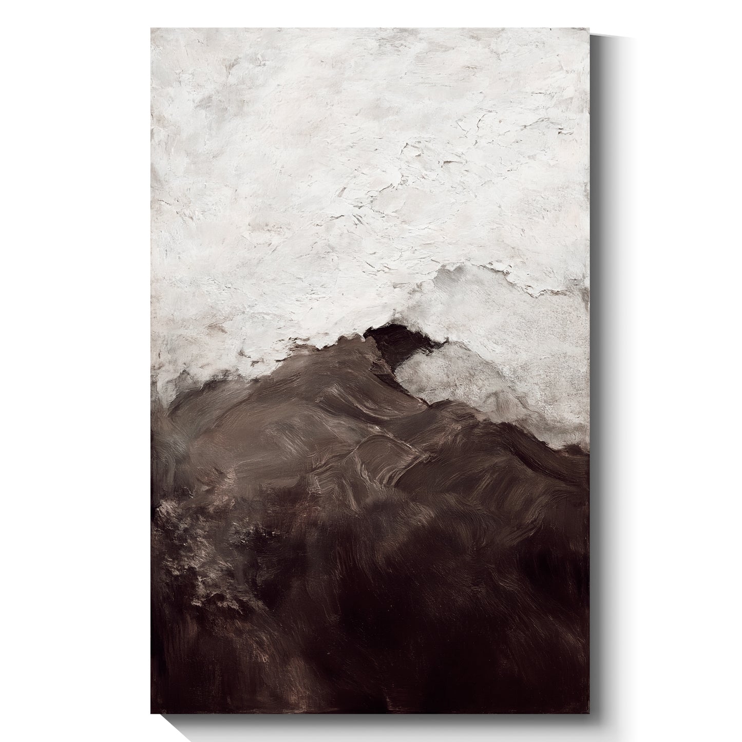 Abstract wall art, hand-painted oil painting