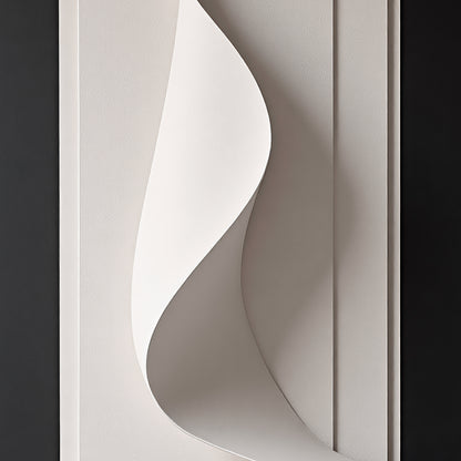 Beige and black Wall Sculptures, 3D Wood Wall Art, Minimalist Wall Hanging Home Decor