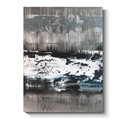 Modern abstract wall art, hand-painted oil painting