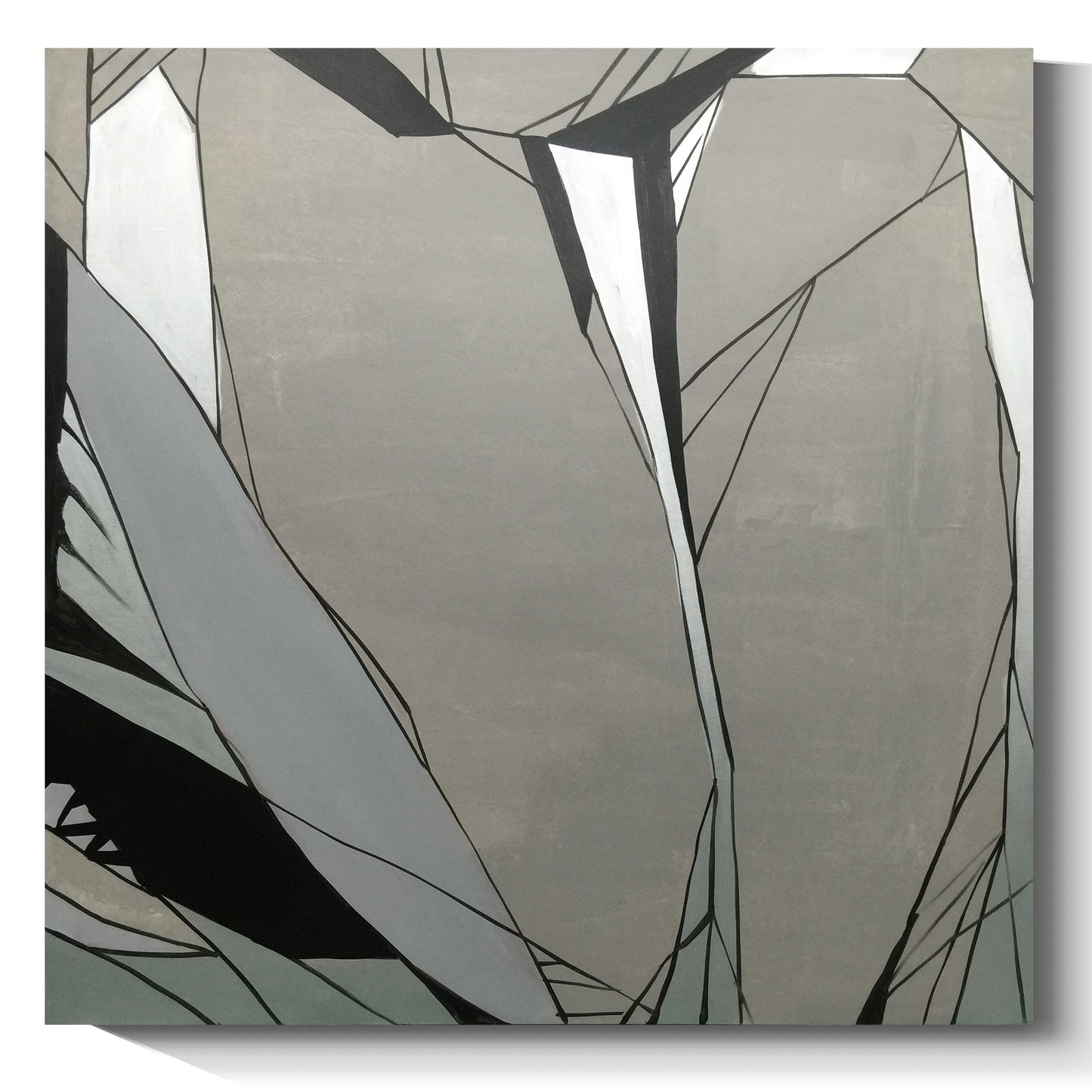 Modern abstract wall art, hand-painted oil painting