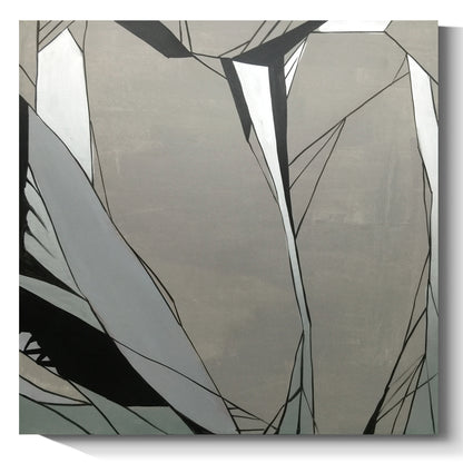 Modern abstract wall art, hand-painted oil painting