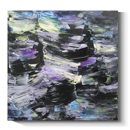 Modern abstract wall art, hand-painted oil painting